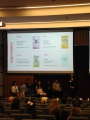 Haiku participants recite their presentation.