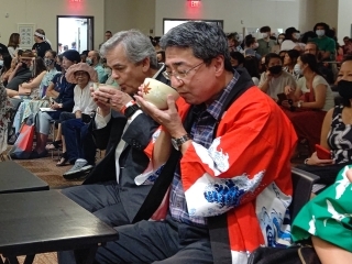 お茶試飲