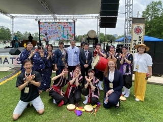 Consul General and Chiba City Delegation