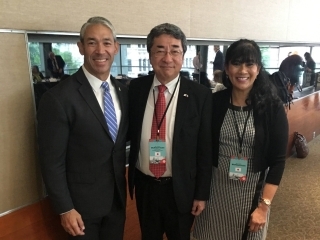 With Mayor of San Antonio