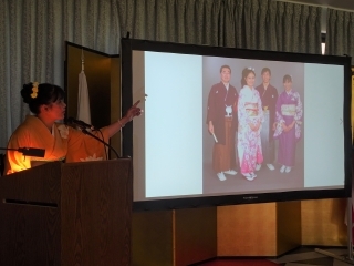 Mrs. Murabayashi gave a presentation