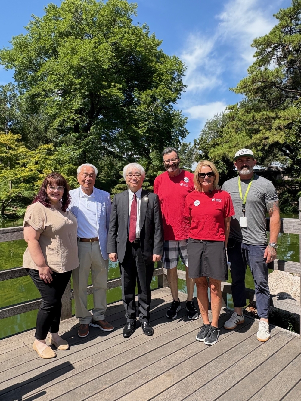 Visit to Japanese Garden in Fort Worth Botanic Garden